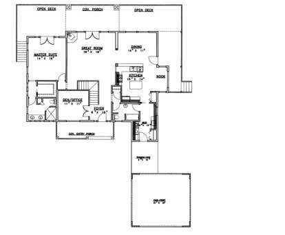 Main Floor for House Plan #039-00506