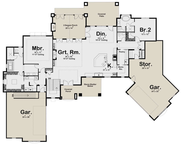 House Plan House Plan #19362 Drawing 1