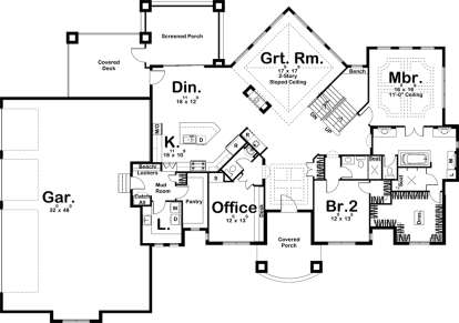 Main Floor for House Plan #963-00185