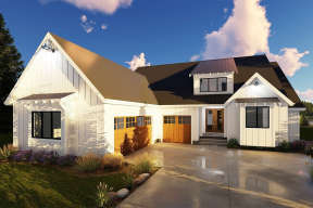 Modern Farmhouse House Plan #963-00190 Elevation Photo