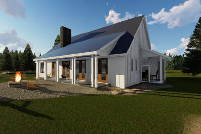 Modern Farmhouse House Plan #963-00190 Elevation Photo