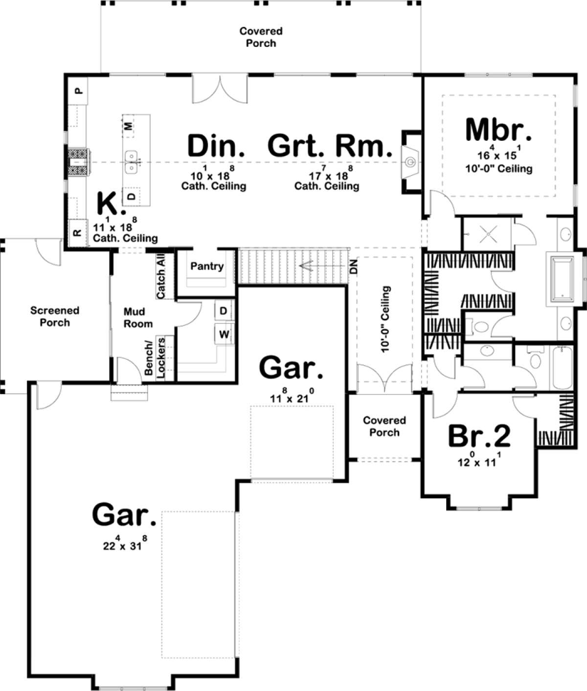 Main Floor for House Plan #963-00190