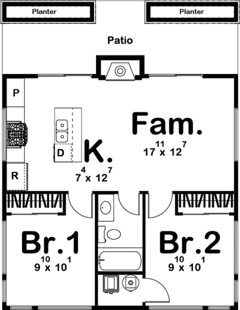House Plan House Plan #19372 Drawing 1