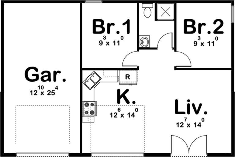 House Plan House Plan #19373 Drawing 1