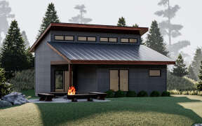 Cottage House Plan #963-00196 Elevation Photo