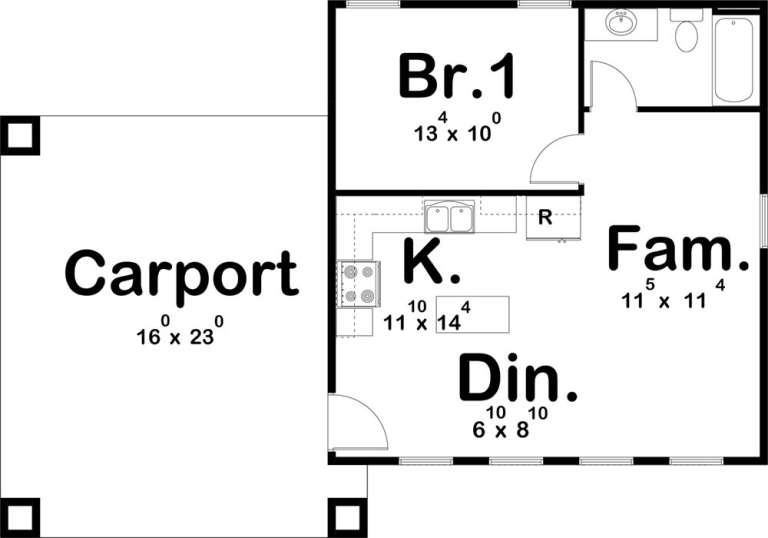 House Plan House Plan #19379 Drawing 1