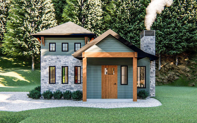 Cottage House Plan #963-00204 Elevation Photo