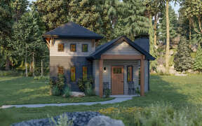 Cottage House Plan #963-00204 Elevation Photo