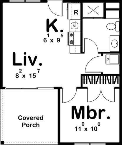 Main Floor for House Plan #963-00205