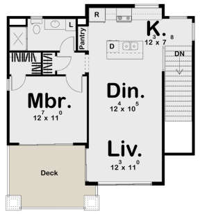 Second Floor for House Plan #963-00206