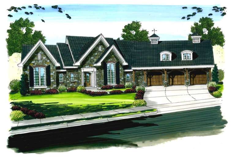 House Plan House Plan #19386 Front Elevation 