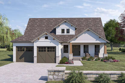 Craftsman House Plan #963-00211 Elevation Photo