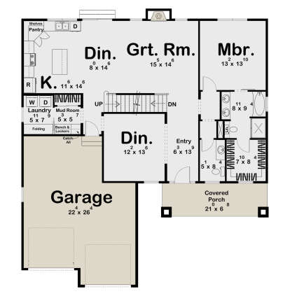 Main Floor for House Plan #963-00211