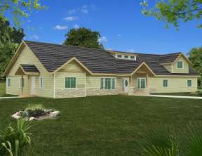 Northwest House Plan #039-00509 Elevation Photo