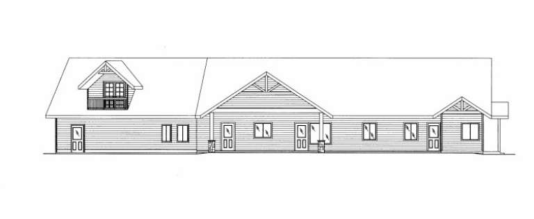 Northwest House Plan #039-00509 Elevation Photo