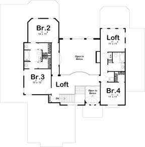 Second Floor for House Plan #963-00212