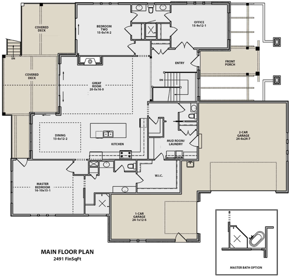 Main Floor for House Plan #5631-00087