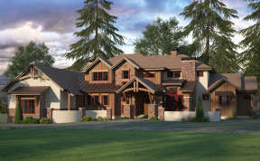 Mountain House Plan #5631-00088 Elevation Photo