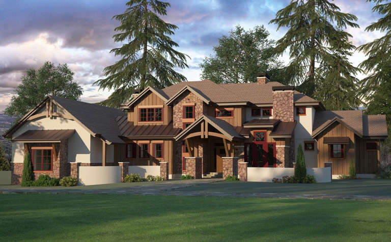 Mountain House Plan #5631-00088 Elevation Photo
