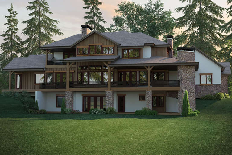Mountain House Plan #5631-00088 Elevation Photo