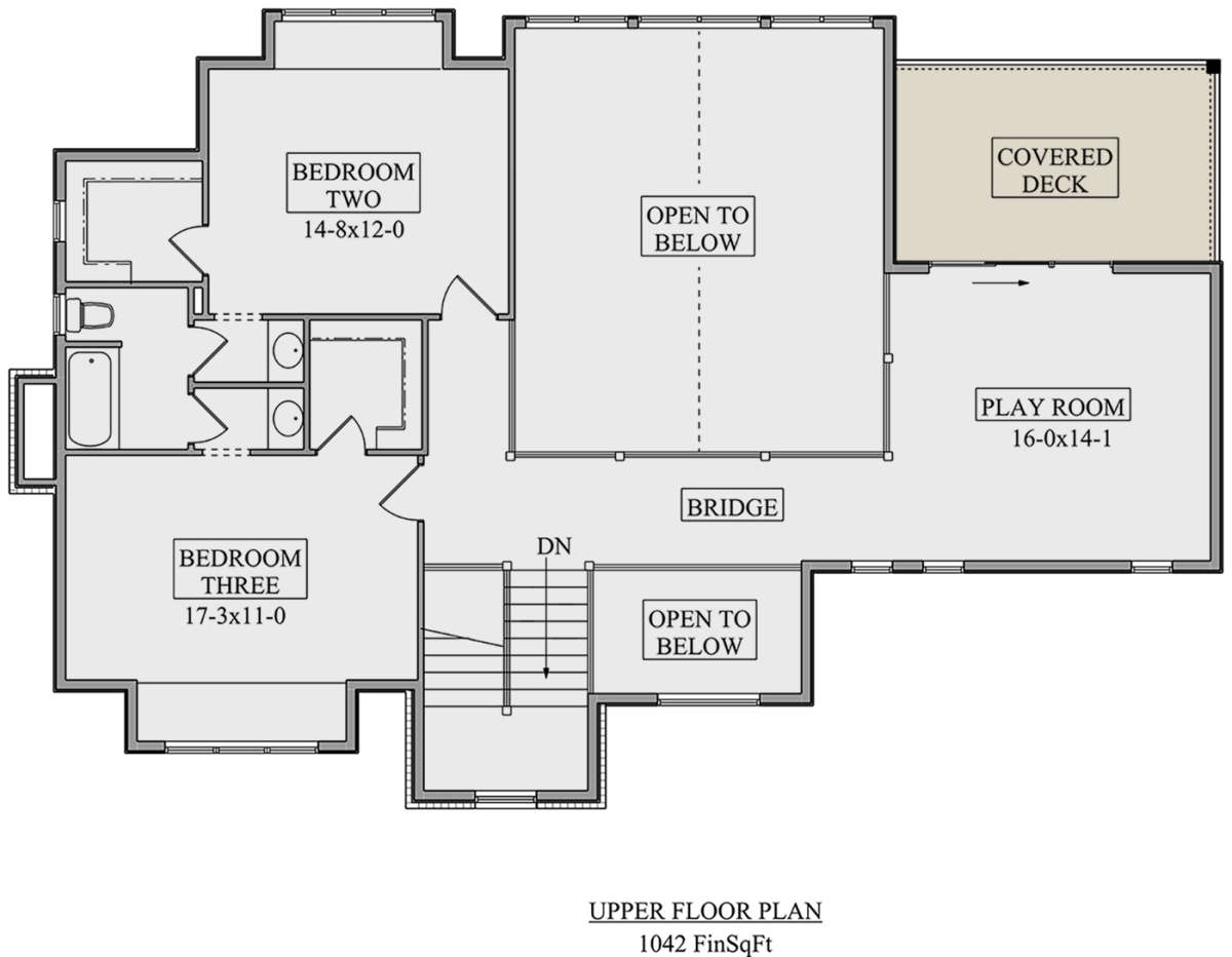 Second Floor for House Plan #5631-00088