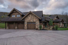 Mountain Rustic House Plan #5631-00089 Elevation Photo