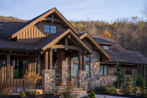 Mountain Rustic House Plan #5631-00089 Elevation Photo