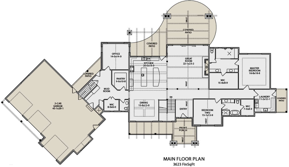 Main Floor for House Plan #5631-00089