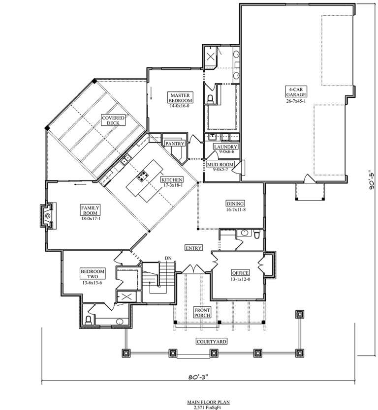 House Plan House Plan #19394 Drawing 1
