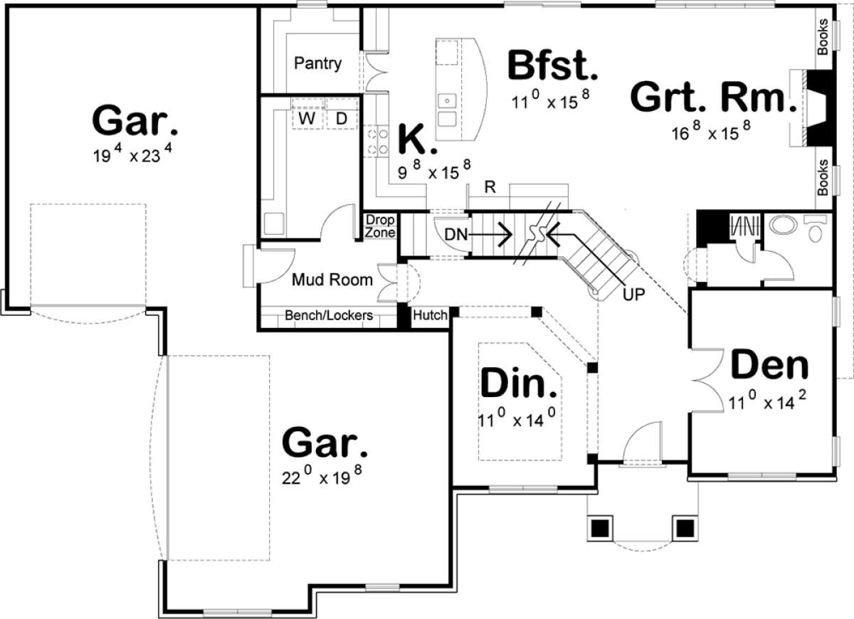 Main Floor for House Plan #963-00213