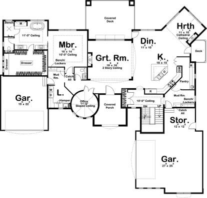 Main Floor for House Plan #963-00214