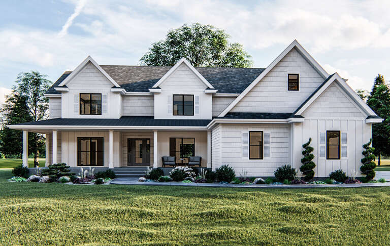 House Plan House Plan #19398 Front Elevation 