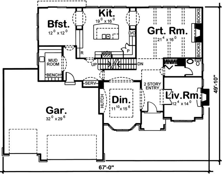 House Plan House Plan #19402 Drawing 1