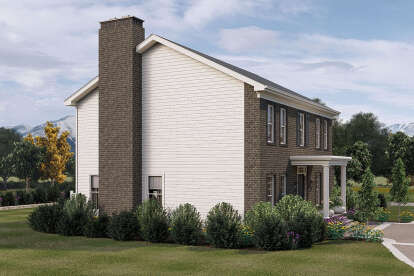 Colonial House Plan #963-00221 Elevation Photo