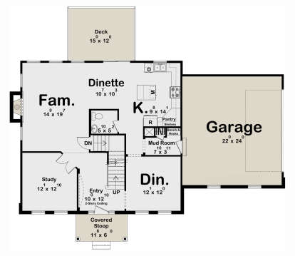 Main Floor for House Plan #963-00221