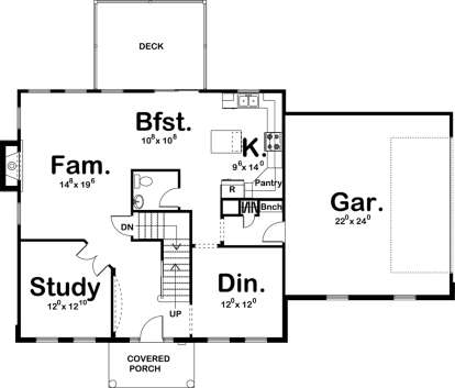 Main Floor for House Plan #963-00221