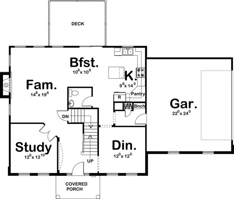 House Plan House Plan #19403 Drawing 1