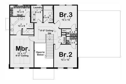 Second Floor for House Plan #963-00221