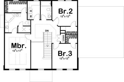 Second Floor for House Plan #963-00221