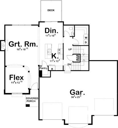 Main Floor for House Plan #963-00222