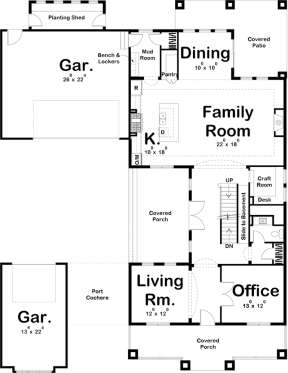 Main Floor for House Plan #963-00224
