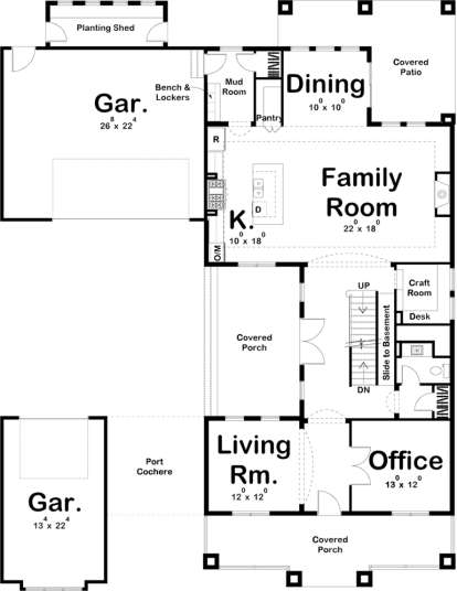 Main Floor for House Plan #963-00224