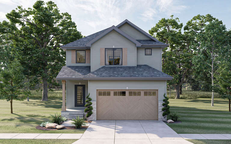 House Plan House Plan #19407 Front Elevation 