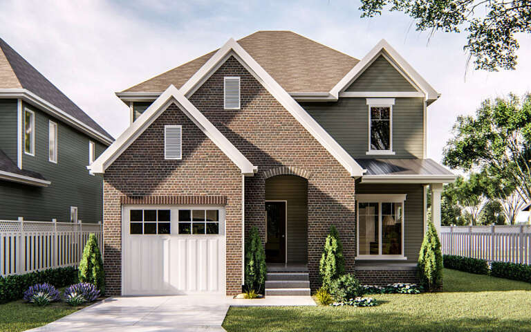 House Plan House Plan #19409 Front Elevation 