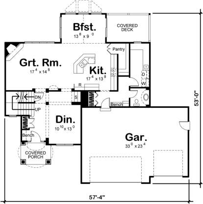 Main Floor for House Plan #963-00229