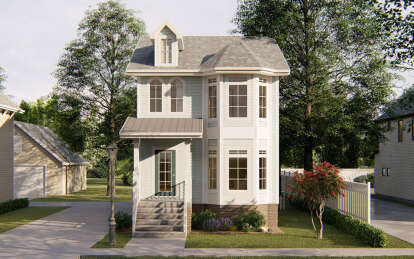Victorian House Plan #963-00230 Elevation Photo