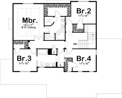 Second Floor for House Plan #963-00231