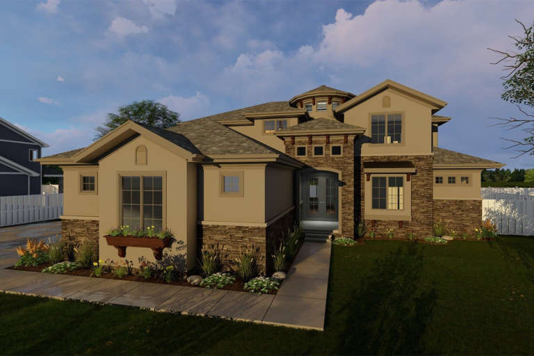House Plan House Plan #19414 Front Elevation 