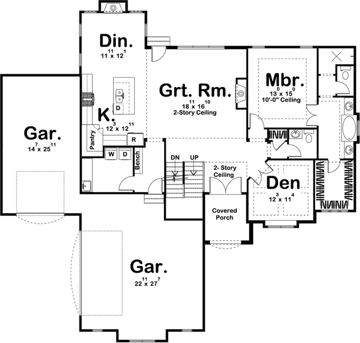 Main Floor for House Plan #963-00232
