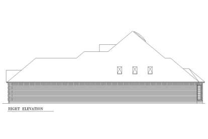 European House Plan #5445-00332 Elevation Photo